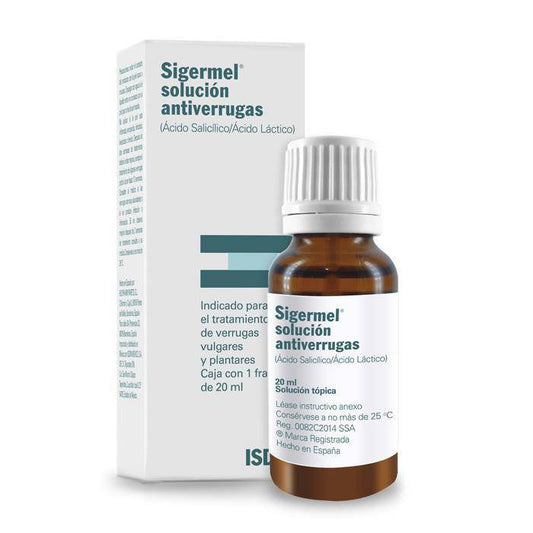 SIGERMEL SOLUCION 20ML - DermaOnline by Provederma