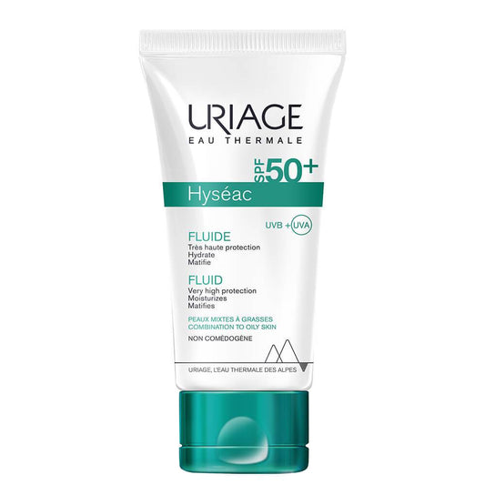 Uriage Hyséac Fluido SPF 50+ - DermaOnline by Provederma